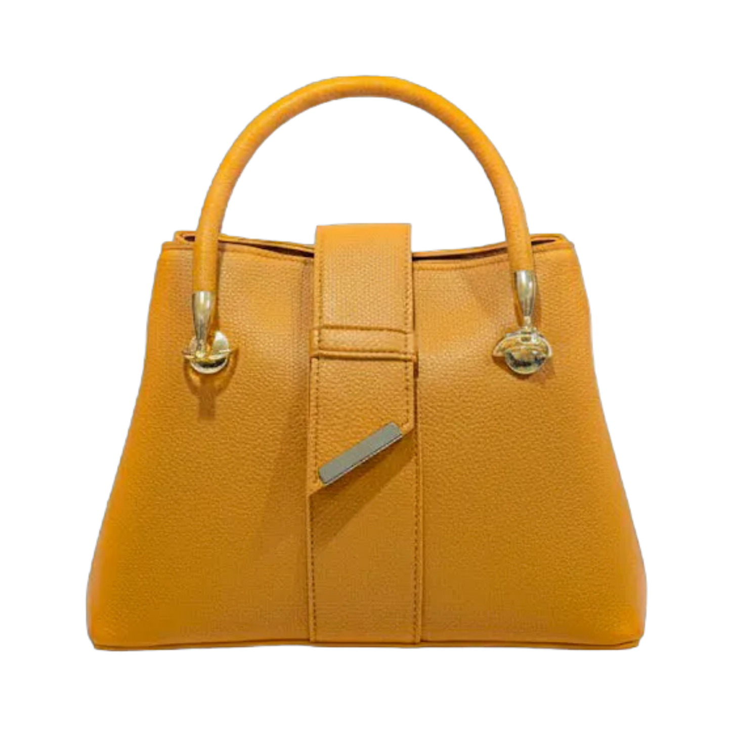 Golden Aura Structured Tote