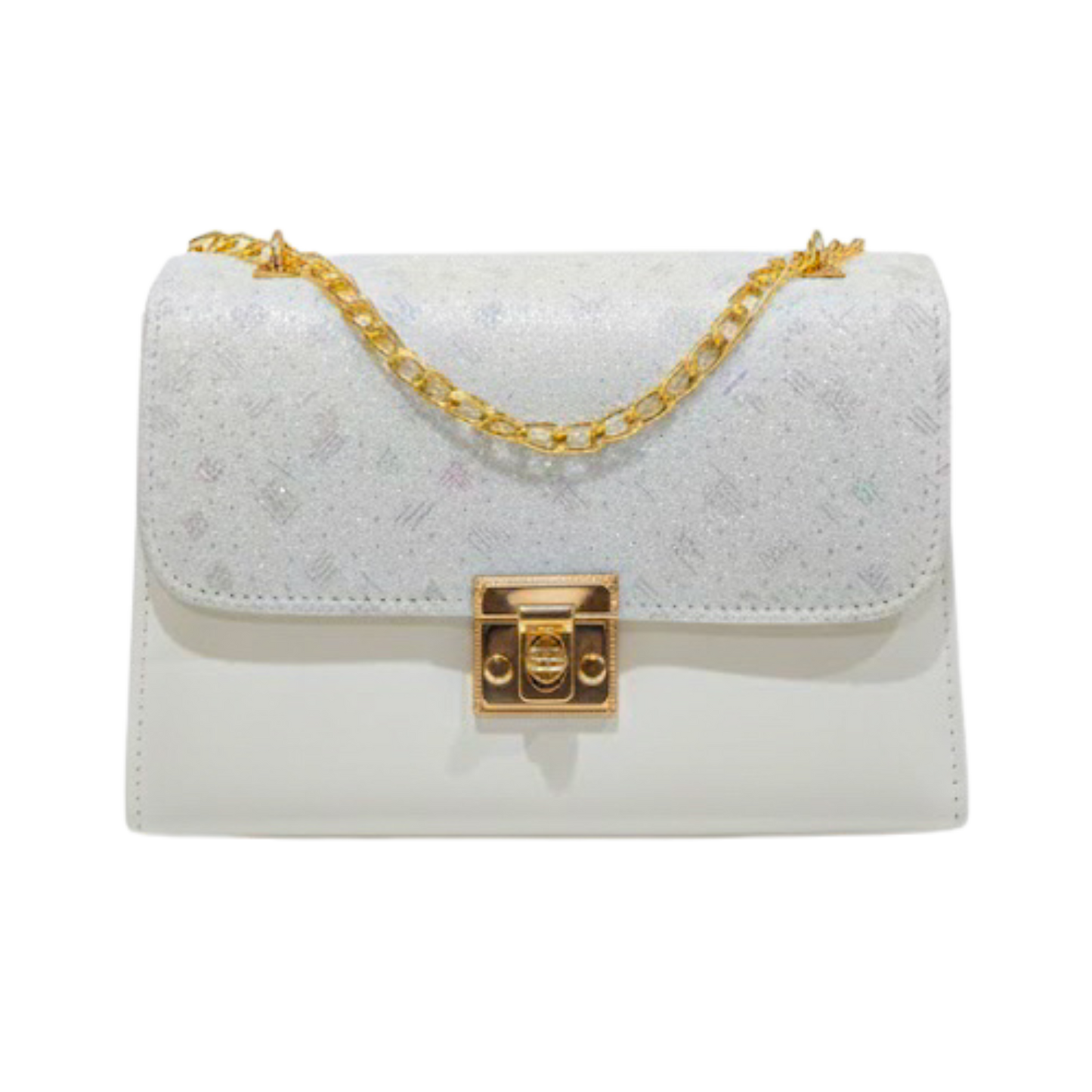 Ivory Pearl Chain Shoulder Bag
