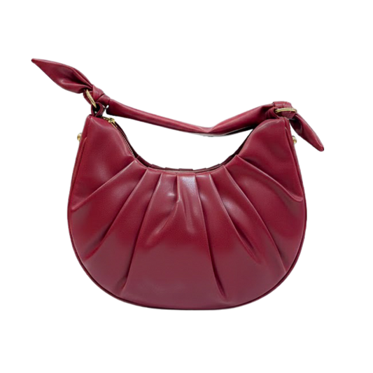 Ruby Crescent Knot Bag