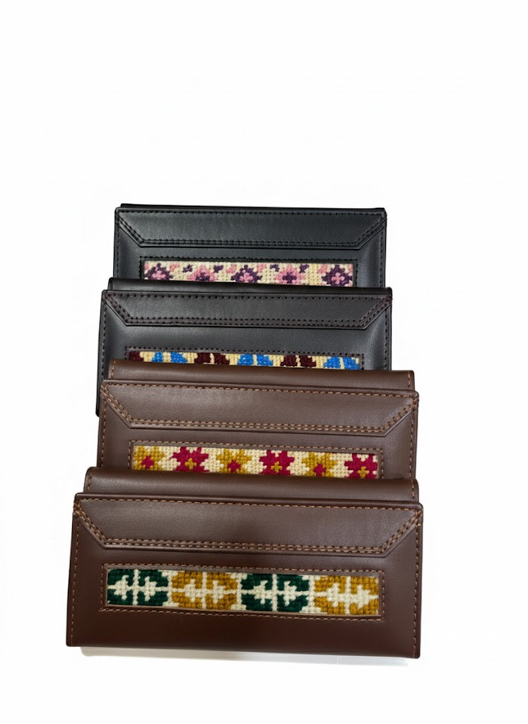 Hunza Tribal Multi-Color Wallet Set