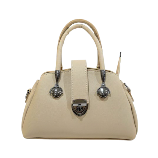 Cream Classic Dome Bag