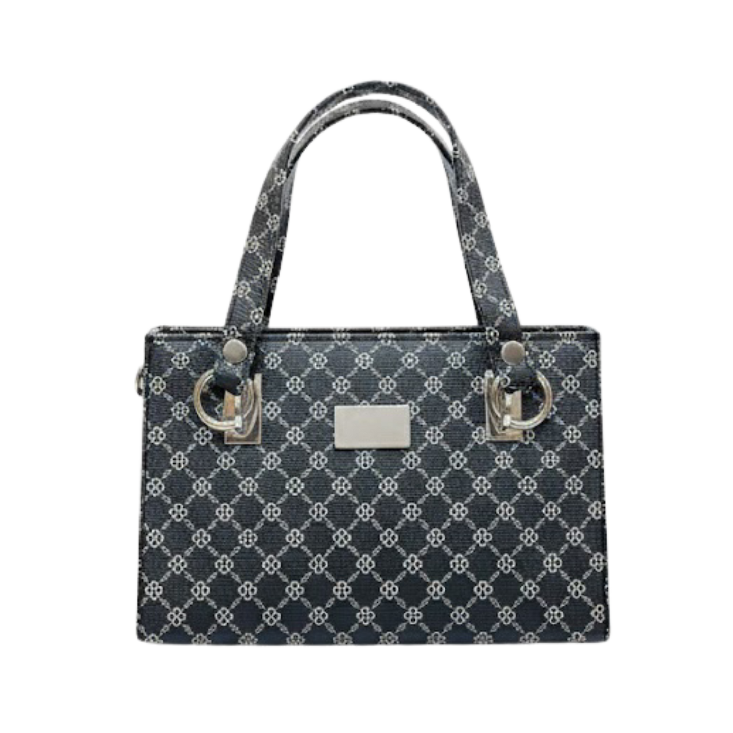 Black Diamond Monogram Tote
