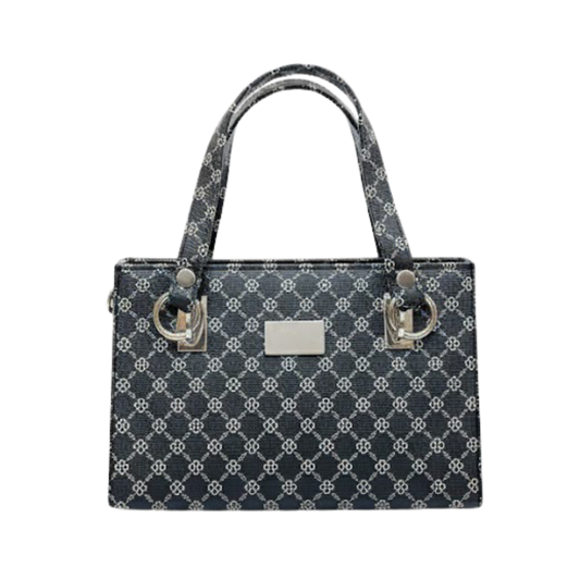 Black Diamond Monogram Tote