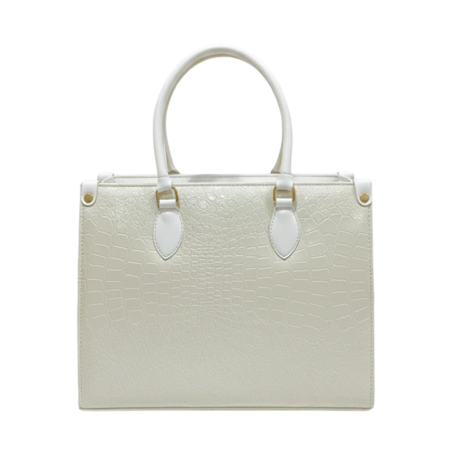 Brown Crocodile Tote Bag